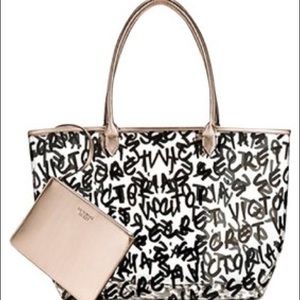 Victoria’s Secret Clear Graffiti Tote